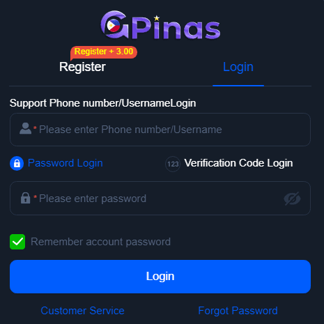 gpinas login page
