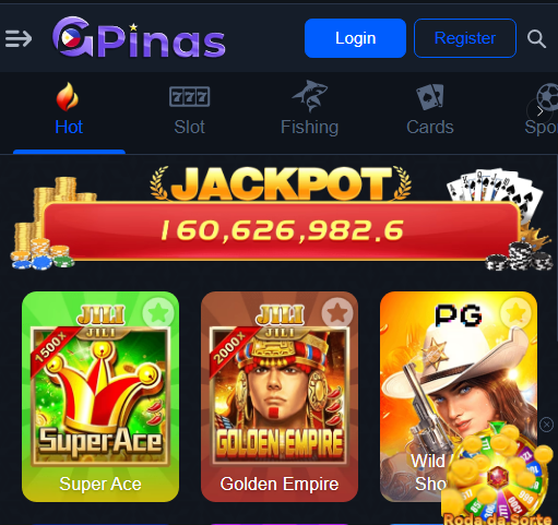 gpinas homepage jackpot